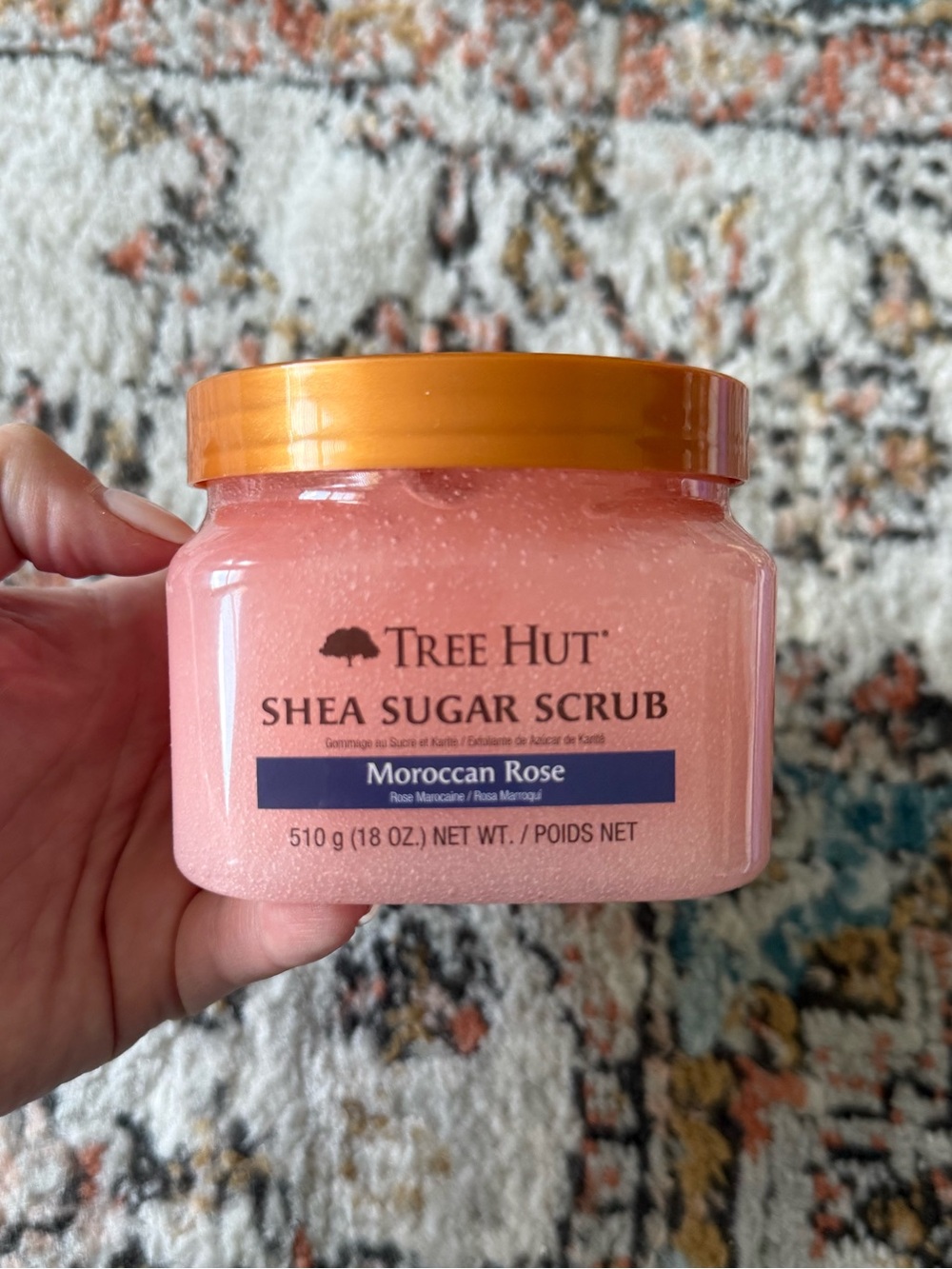 NEW- Tree Hut Moroccan Rose Shea Sugar Scrub